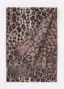 Fraas Sjaal met panterprint 185 x 35 cm