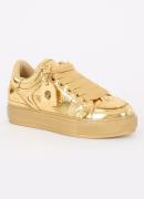 Kurt Geiger Southbank sneaker van leer met metallic finish