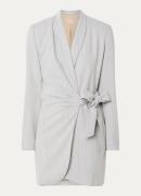 JOSH V Bonita mini wikkeljurk met streepprint