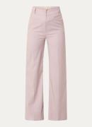 JOSH V Kate high waist wide fit pantalon met steekzakken