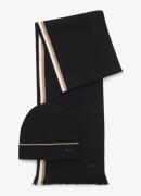 BOSS Set van fijngebreide muts en sjaal 170 x 25 cm