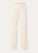 OPUS Mileni high waist wide fit pantalon van corduroy