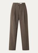 MSCH Copenhagen Rosina Michelle high waist wide fit pantalon met persp...