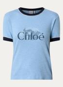 Chloé T-shirt met logoprint