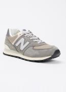 New Balance 574 sneaker van suède met mesh details