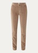 BRAX Mary high waist slim fit chino van fluweel