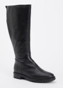 Dune London Wide Fit Tayah laars van leer