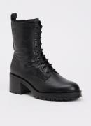 Dune London Patiently biker boot van leer