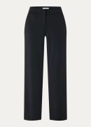 Expresso High waist wide fit pantalon van travelstof met steekzakken