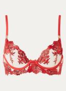 Bluebella Lavanya beugel bh van mesh met bloemborduring