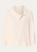 Xandres Holkje tuniek met asymmetrische hals