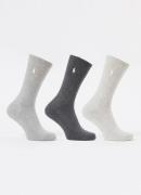 Ralph Lauren Classic sportsokken met logoborduring in 3-pack