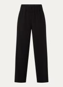 Selected Patricia mid waist wide fit pantalon met steekzakken