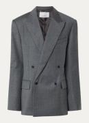 The Frankie Shop Newark oversized double-breasted blazer in scheerwolb...