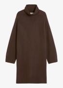 Marc O'Polo Grofgebreide midi jurk in wolblend