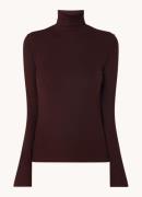 Whistles Top met col en ribstructuur