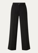 Summum High waist wide fit pantalon met lurex