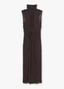 Reiss Daniella maxi jurk met halve col en plooidetail
