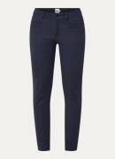 BRAX Shakira mid waist skinny fit chino met grafische print