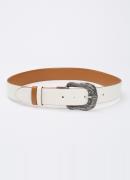 ba&sh Brasta riem van kalfsleer