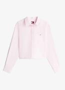 Tommy Hilfiger Cropped blouse met logoborduring