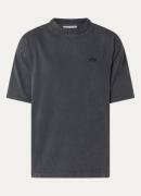 OLAF T-shirt met verwassen afwerking en logo