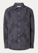 forét Dawn regular fit overhemd met jacquard dessin