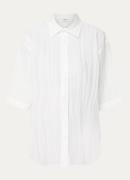 Filippa K Semi-transparante blouse met structuur