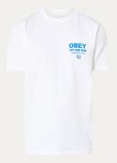 Obey Joy and Pain T-shirt met logo- en backprint