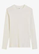 Marc O'Polo Denim Longsleeve met ribstructuur