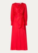 L.K.Bennett Lainey midi tuniekjurk met watervalhals