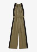 Reiss Inez wide fit jumpsuit met trekkoord