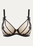 Agent Provocateur Coletta beugel bh van mesh met bloemborduring