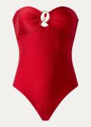 Seafolly Palermo voorgevormd bandeau badpak met uitneembare vulling