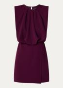 Co'Couture Falcon mini jurk met overslag en plooidetail