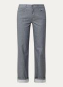 Summum High waist cropped chino met lurex