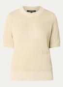 NIKKIE Omarah top met lurex en logo