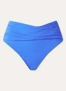 Seafolly High waisted bikinislip met plooidetail