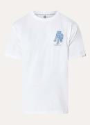 Aape T-shirt met logo- en backprint