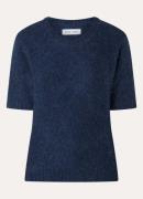 SAMSØE SAMSØE Jeanne fijngebreide top in alpaca wolblend