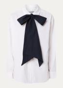 Essentiel Antwerp Jambers blouse met strikkraag