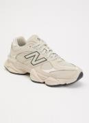 New Balance 9060 sneaker van mesh met details van nubuck
