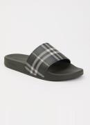 Burberry slipper met ruitdessin