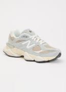 New Balance 9060 sneaker van mesh met logo