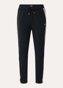 BOSS Tapered-fit trainingsbroek met contrasterende inzetten