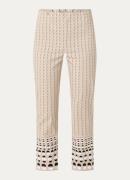 Joseph Ribkoff High waist slim fit pantalon met print