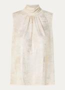 Joseph Ribkoff Top met lurex en plooidetail