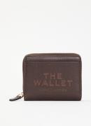 Marc Jacobs The Mini Compact portemonnee van leer