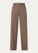 Gerard Darel ie high waist wide fit pantalon in wolblend