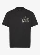 Calvin Klein T-shirt met logo- en backprint